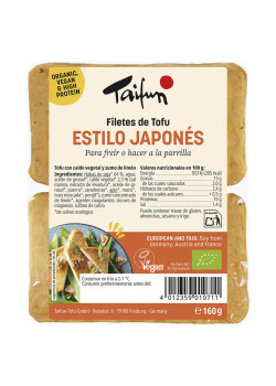 FILETES DE TOFU ESTILO JAPONES BIO 160GR - TAIFUN - 4012359010711